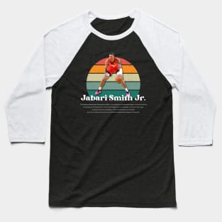 Jabari Smith Jr. Vintage V1 Baseball T-Shirt